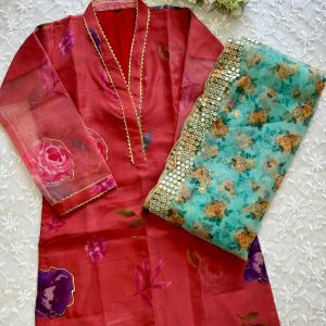 Brick Foil Kurti