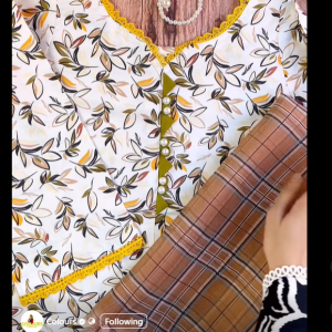 Leaf Cotton Kurti