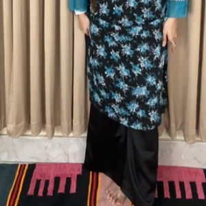 black silk selwar