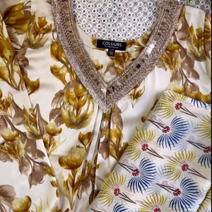Golden Pashmira Kurti