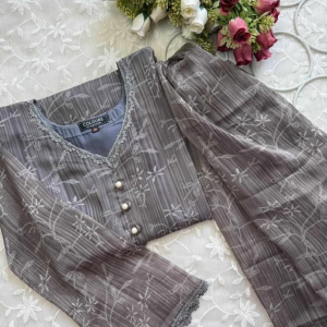 silver kurti