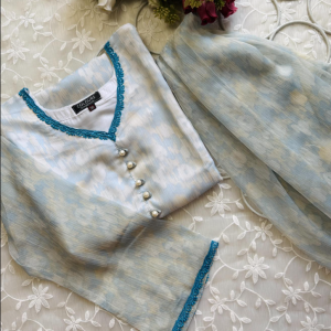 sky shade kurti
