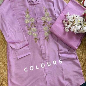 Lavender shirt co-ords
