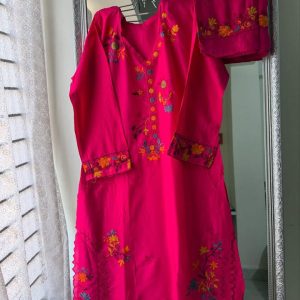 hot pink embro Co-ords