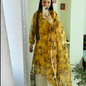 golden coffee organza