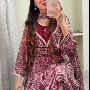 Batik print kurti