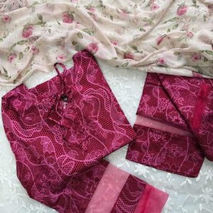 pink merun co-ords
