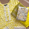 yellow fleck kurti