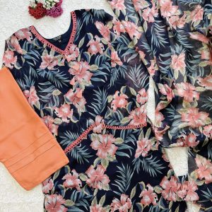 peach joba kurti