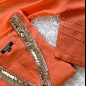 orangish kurti