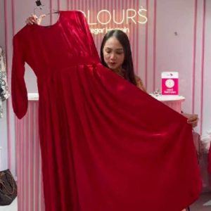 Red love gown