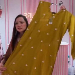 Mustard white embro