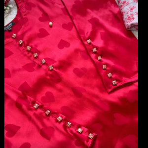Red Velvet Kurti