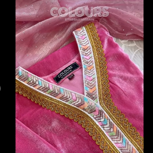 Golapi Velvet Kurti