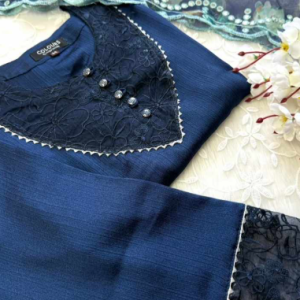 Navy Blue Kurti-2