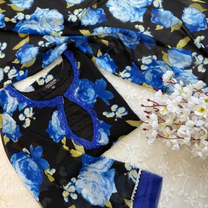 blue rose kurti