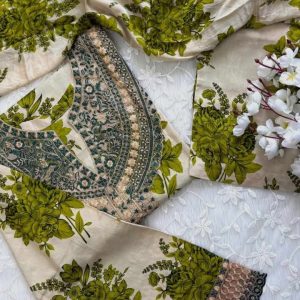 Olive Cotton Kurta