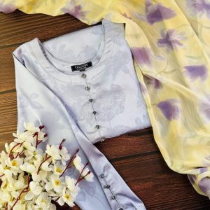 Ice Blue Kurti