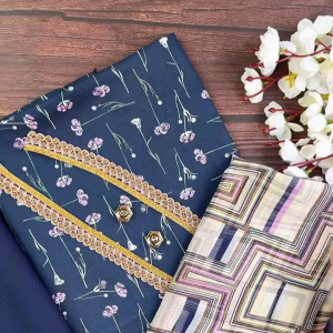 Blue Flower Cotton
