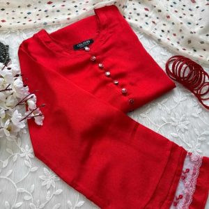 blood red kurti