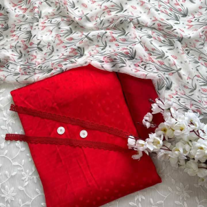 dark red silk