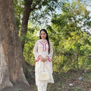 white bird kurti