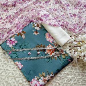dark cyan Silk