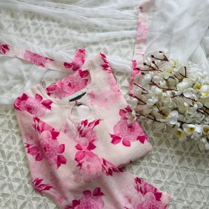 Pinky rose kurti