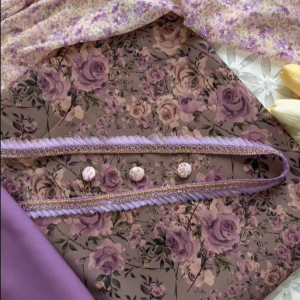 Brown floral pashmira