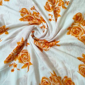 orange rose pattern