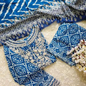 Blue white pakistani
