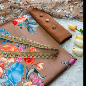 light brown silk