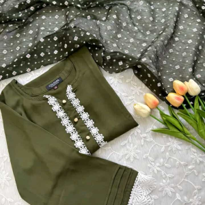Classic olive kurti