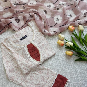 Blush floral kurti