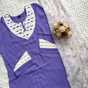 regal purple kurti