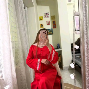 Bright red kurti