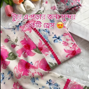 floral tour kurti