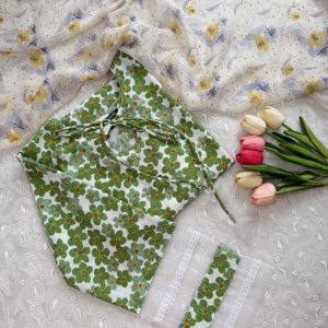 Leafy green kurti