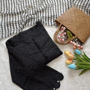 Black Chickenkari Kurti