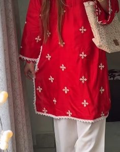 Festive red co-ords