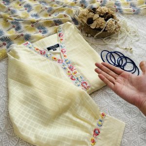 Custard Box Kurti