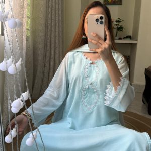elegant blue kurti