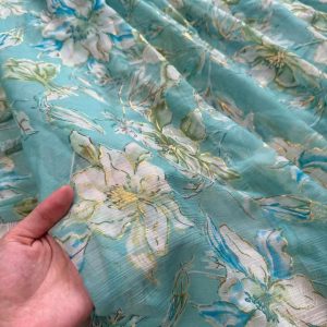paste floral saree