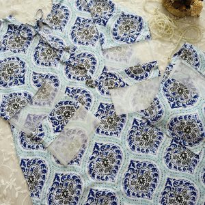 Light blue printed co ords