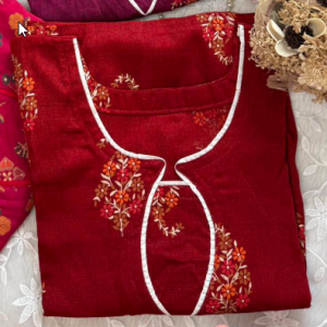 reddish brown kurti