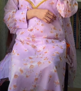Lilac bloom kurti