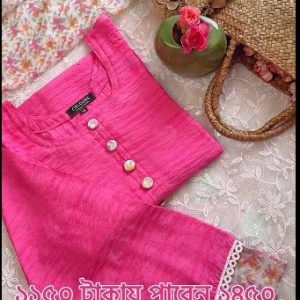 Rani pink kurti