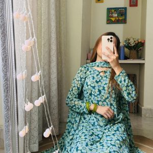 Flower Net Kurti