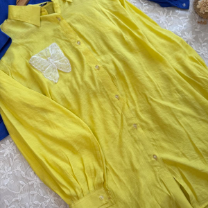 yellow shirt