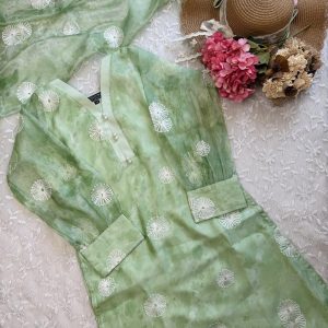 light green kurti